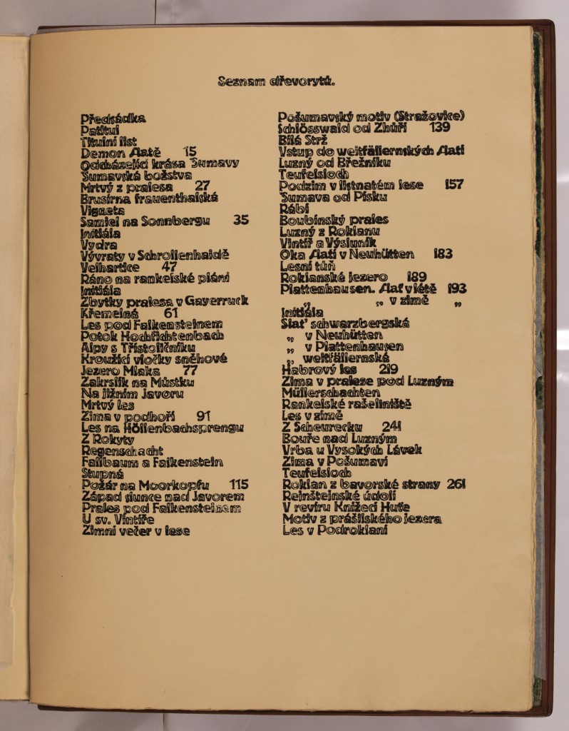 Seznam dřevorytů